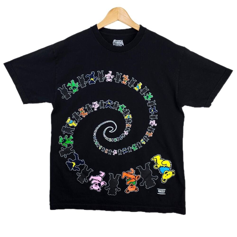 Grizzly Griptape x Grateful Dead Shirt Mens Large Have Nice Trip Skateboard Vtg